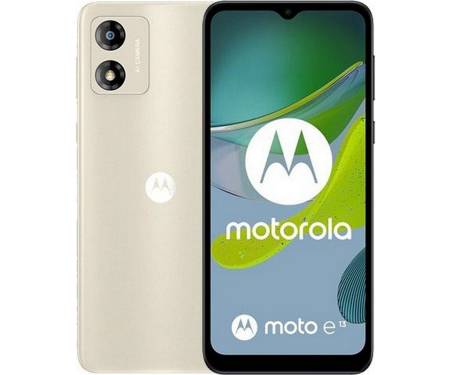 Смартфон Motorola Moto E13 Creamy White (PAXT0025)