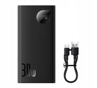Power Bank Baseus Adaman Metal Digital Display Overseas Edition 30W 10000 mAh Black (PPAD040101)