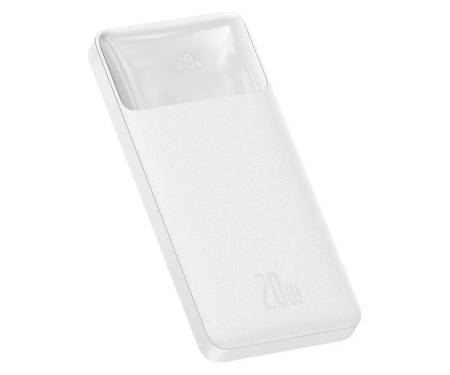 Power Bank Baseus Bipow Digital Display 10000mAh 20W White (PPBD050502)