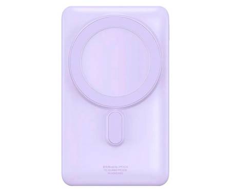 Power Bank Baseus Magnetic Bracket Wireless 10000mAh 20W Purple (PPCX080005)