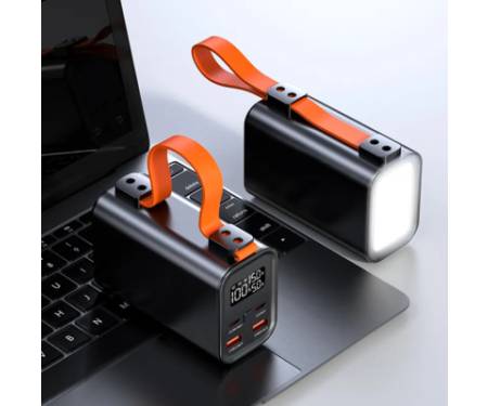Батарея універсальна Atria 30000mAh, 100W, PD2.0, FCP, QC, AFC (WPD-100)