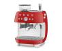 Рожковая кофеварка эспрессо SMEG EGF03RDEU