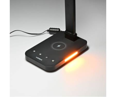 Настільна лампа Videx LED з бездротовою зарядкою  18W 1800-6500K (VL-TF17B)