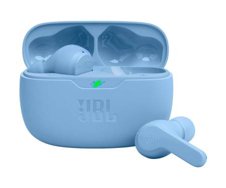 Навушники JBL Vibe Beam Niebieskie (VIBEBEAMTWSBLUE)