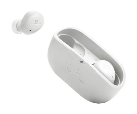 Наушники JBL Vibe Buds Biale (VIBEBUDSTWSWHITE)