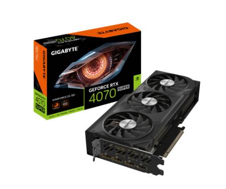 Відеокарта GIGABYTE GeForce RTX4070 SUPER 12Gb WINDFORCE OC (GV-N407SWF3OC-12GD)