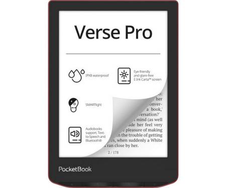Электронная книга PocketBook 634 Verse Pro Passion Red (PB634-3-WW)