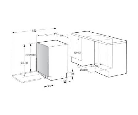 Посудомийна машина Gorenje GV693C61AD