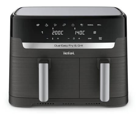 Мультипіч (аерофритюрниця) Tefal Dual Easy Fry&Grill Air Fryer EY905B10 1