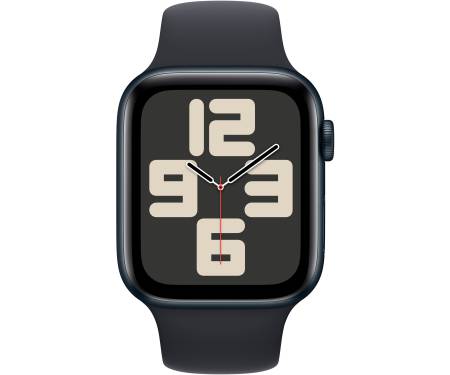 Apple Watch SE 2 GPS 44mm Midnight Aluminium Case with Midnight Sport Band S/M (MRE73) 2