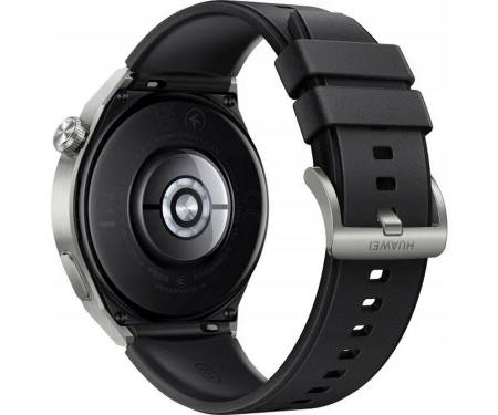 Смарт-часы Huawei Watch GT 3 Pro 46 mm Sport Light Titanium Case Black Fluoroelastomer Strap (ODN-B19)