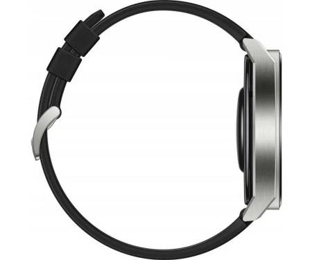 Смарт-часы Huawei Watch GT 3 Pro 46 mm Sport Light Titanium Case Black Fluoroelastomer Strap (ODN-B19)
