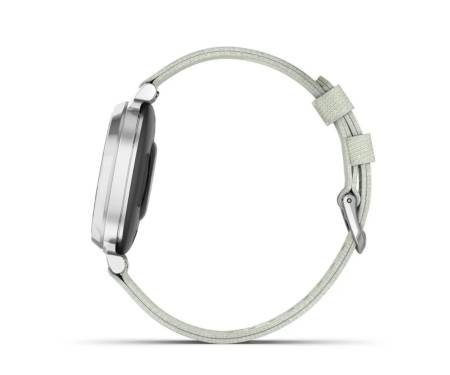 Смарт-годинник Garmin Lily 2 Classic Silver with Sage Gray Nylon Band (010-02839-15)