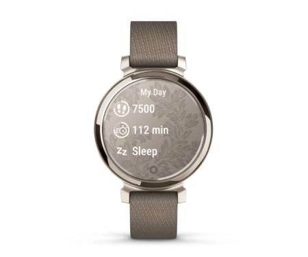 Смарт-годинник Garmin Lily 2 Classic Cream Gold with Coffee Nylon Band (010-02839-14)
