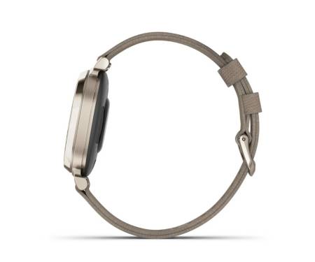 Смарт-годинник Garmin Lily 2 Classic Cream Gold with Coffee Nylon Band (010-02839-14)