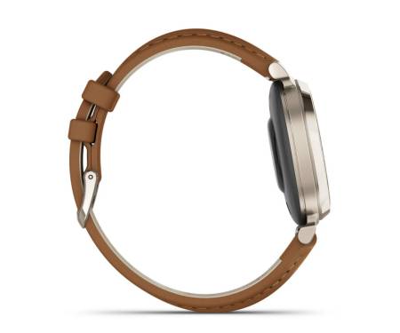 Смарт-часы Garmin Lily 2 Classic Cream Gold with Tan Leather Band (010-02839-02)