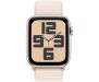 Apple Watch SE 2 GPS + Cellular 44mm Starlight Aluminum Case with Starlight Sport Band S/M (MRGT3) 2