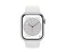 Apple Watch Series 8 GPS + Cellular 45mm Silver Aluminum Case with White Sport Band - M/L (MP4W3) 2