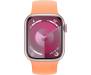 Apple Watch Series 9 GPS 41mm Pink Case (MR9N3) with Orange Sorbet Solo Loop Size 3 (MTAX3) 2