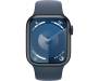 Apple Watch Series 9 GPS 45mm Midnight Aluminum Case w. Storm Blue Sport Band - M/L (MR9Q3/MT3R3) 2