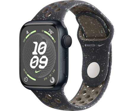 Apple Watch Series 9 GPS 41mm Midnight Alu. Case w. Midnight Sky Nike S. Band - M/L (MR9L3+MUUP3) 1