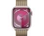Apple Watch Series 9 GPS + Cellular 41mm Pink Case w. Gold Milanese Loop (MRQ03/MTJL3) 2