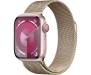 Apple Watch Series 9 GPS + Cellular 41mm Pink Case w. Gold Milanese Loop (MRQ03/MTJL3) 1