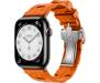 Apple Watch Hermes Series 9 GPS + LTE 45mm Space Black S. Steel Case w. Orange Kilim S. Tour (MRQQ3+MTJ03) 1