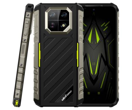 Мобільний телефон Ulefone Armor 22 8/256Gb Black Green (6937748735601)