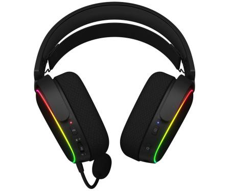 Наушники HATOR Phoenix Wireless RGB Tri-mode Black (HTA-870)