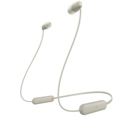Наушники Sony WI-C100 Beige (WIC100C.CE7) 1