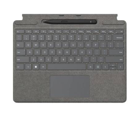 Клавиатура для планшета Microsoft Surface Pro Signature Keyboard Cover Platinum + Slim Pen 2 Bundle (8X8-00061)