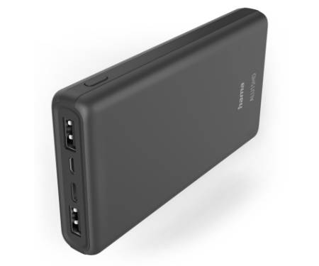 Батарея універсальна Hama ALU15HD 15000mAh Input:Micro-USB/Type-C, Output:Type-C(3A),2*USB-A(2,4A), Anthracit (00201655)