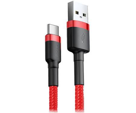 Кабель Baseus Cafule Cable USB for Type-C 3 A 1 м Red (CATKLF-B09) 2
