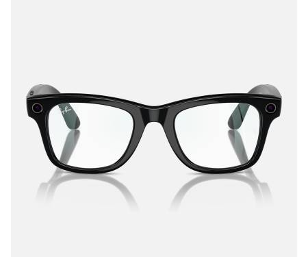 Смарт-окуляри Meta Wayfarer Shiny Black Frame Clear Lenses (RW4006 601/SB 50-22) 3