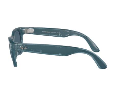 Смарт-очки Meta Matte Black Matte Jeans Transparent, Polarized Dusty Blue 2