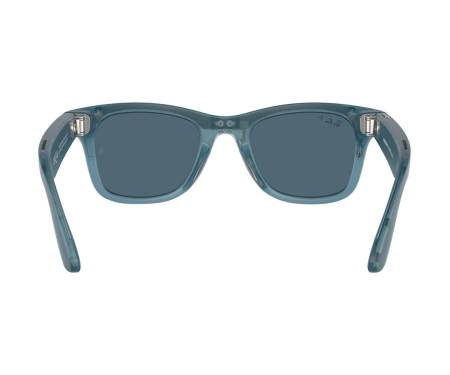 Смарт-очки Meta Matte Black Matte Jeans Transparent, Polarized Dusty Blue 4