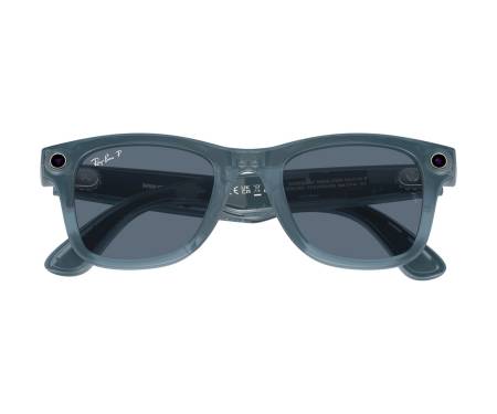 Смарт-очки Meta Matte Black Matte Jeans Transparent, Polarized Dusty Blue 5