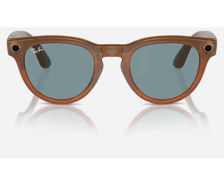 Смарт-очки Meta Headliner Shiny Caramel Transparent Frame/Teal Blue Lenses RW4009 670680 50-23 1
