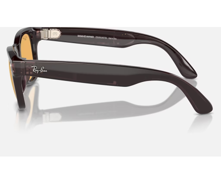 Смарт-окуляри Meta Wayfarer Shiny Rebel Black Frame Amber Lenses (RW4006 675385 50-22) 2