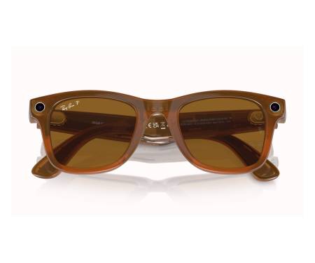 Смарт-очки Meta Matte Shiny Caramel Transparent / Polarized Brown 5