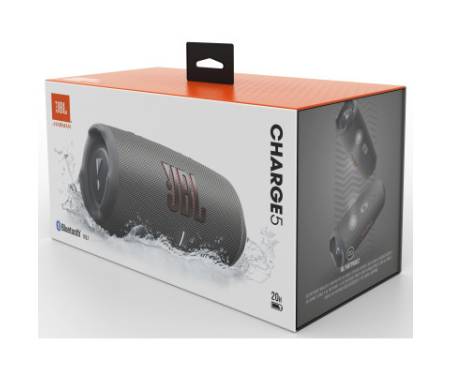 Акустична система JBL Charge 5 Gray + Griffin 20000 mAh (JBLCHARGE5GRYPB)