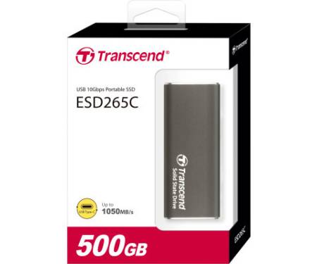 Накопичувач SSD USB-C 500GB Transcend (TS500GESD265C)