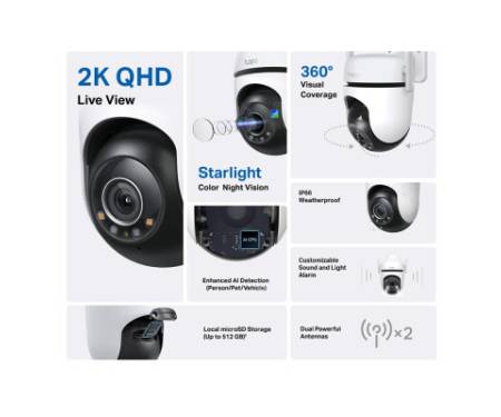 Камера відеоспостереження TP-Link TAPO-C520WS