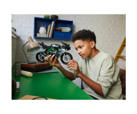 Конструктор LEGO Technic Мотоцикл Kawasaki Ninja H2R 643 деталі (42170)
