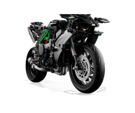 Конструктор LEGO Technic Мотоцикл Kawasaki Ninja H2R 643 деталі (42170)