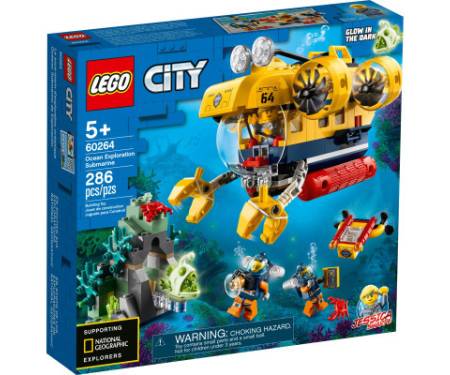 Конструктор LEGO Океан: дослідницький підводний човен (60264)