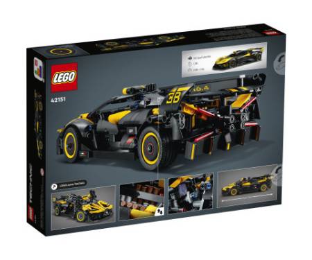 Конструктор LEGO Technic Bugatti Bolide 905 деталей (42151)