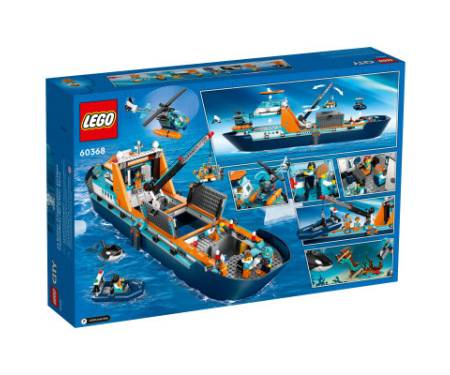 Конструктор LEGO City Арктичний дослідницький корабель 815 деталей (60368)