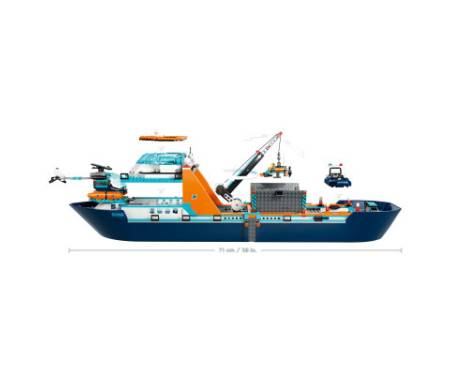 Конструктор LEGO City Арктичний дослідницький корабель 815 деталей (60368)